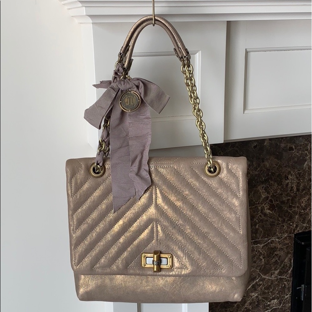 Lanvin Happy Quilted Leather Shoulder Bag